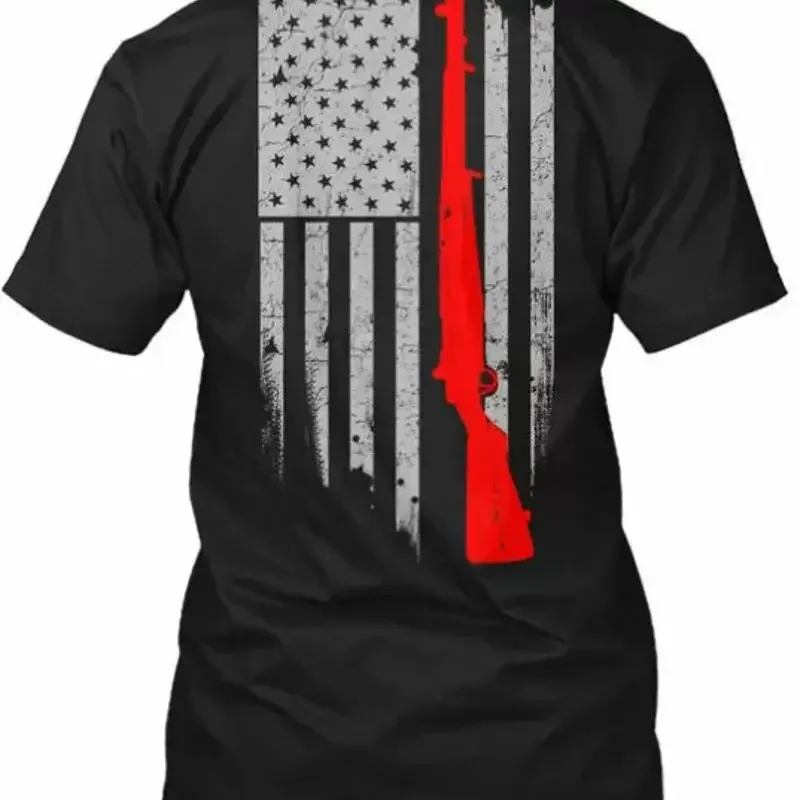 Camiseta M1 Garand Flag con cuello redondo, tallas S a 5XL, envío rápido
