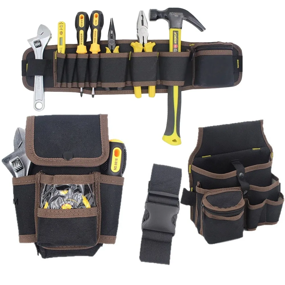 

Electrician Tools Belt Storage Waist Bag Screwdriver Holster Working Holder Drill Organizer Pouch Versatility Waterproof Toolkit