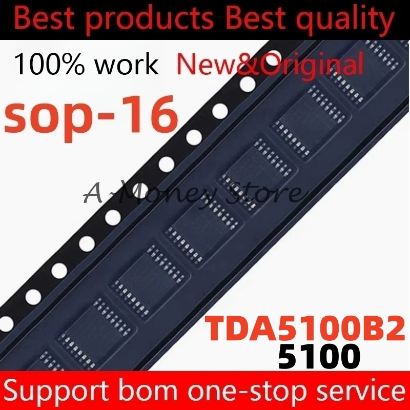 (5-10pcs)TDA5100B TDA5100B2 TDA5100 5100B2 5100 sop-16