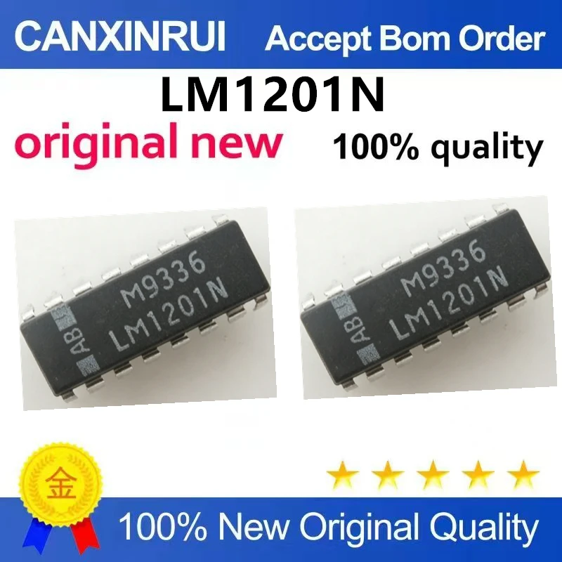 （5pcs-10pcs）Brand new original LM1201N direct insertion DIP-16