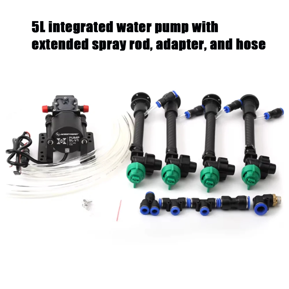 

Hobbywing 5L 8L Spray System with Pressure Nozzles Brushless Water Pump Built-in ESC for 25kg 16kg 10kg for Agricultural drone