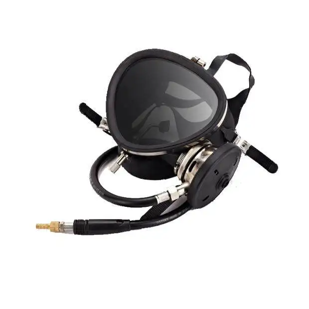 693 Dry Scuba Full Face Mask, Snorkeling & Diving Equipment wide view skin-friendly