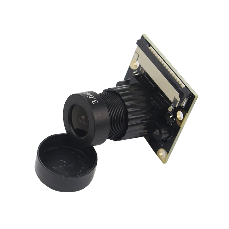 Caméra Raspberry Pi 5MP OV5647 1080P Vision Nocturne Grand Angle en Option IR-CUT Webcam Fisheye pour Raspberry Pi 4 Modèle B 3B Plus