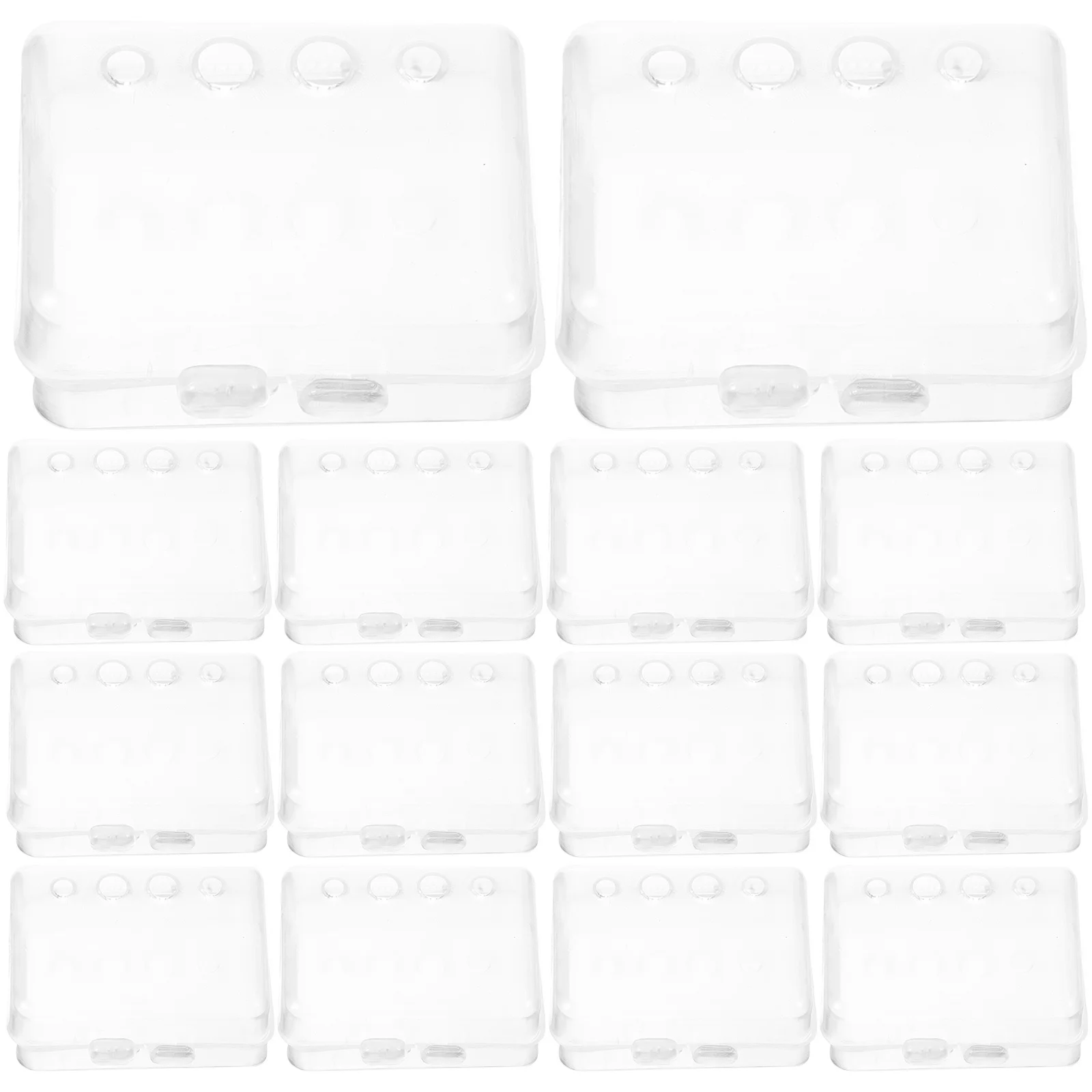 20 個の歯ブラシヘッドカバーキャップユニバーサルフィット軽量ダストカバー旅行アウトドアキャンプ用衛生的な保管ソリューション