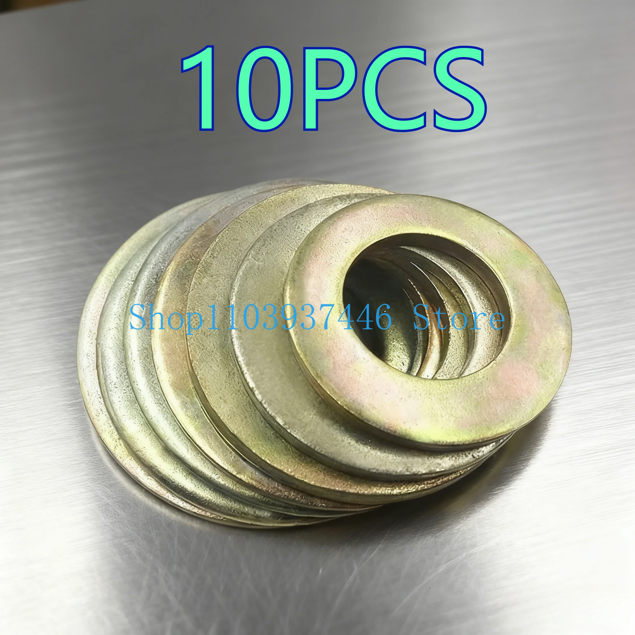 10pcs Brand New 80x120x2 MM Excavator Bucket Shaft Shims Metal Wear Resistant Iron Shims Round Thickened Gap Lron Bucket Pin