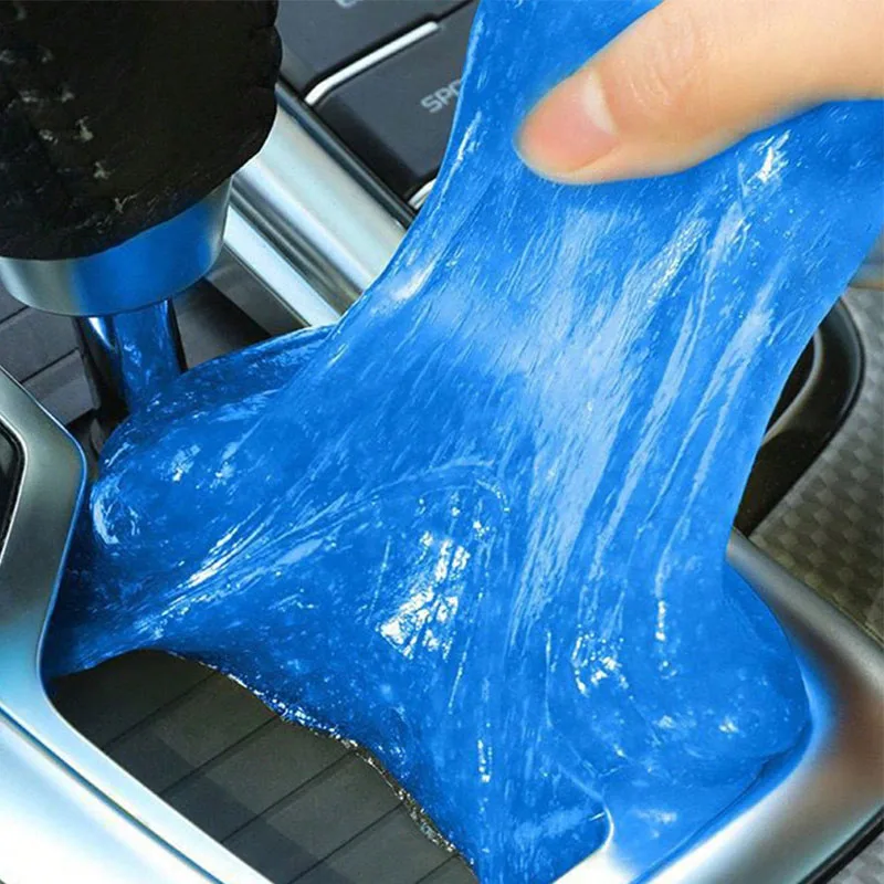 Gel de limpieza para Interior de coche, limpiador de masilla para teclado y cuaderno, geles reutilizables, limpieza mágica, 1/2 piezas