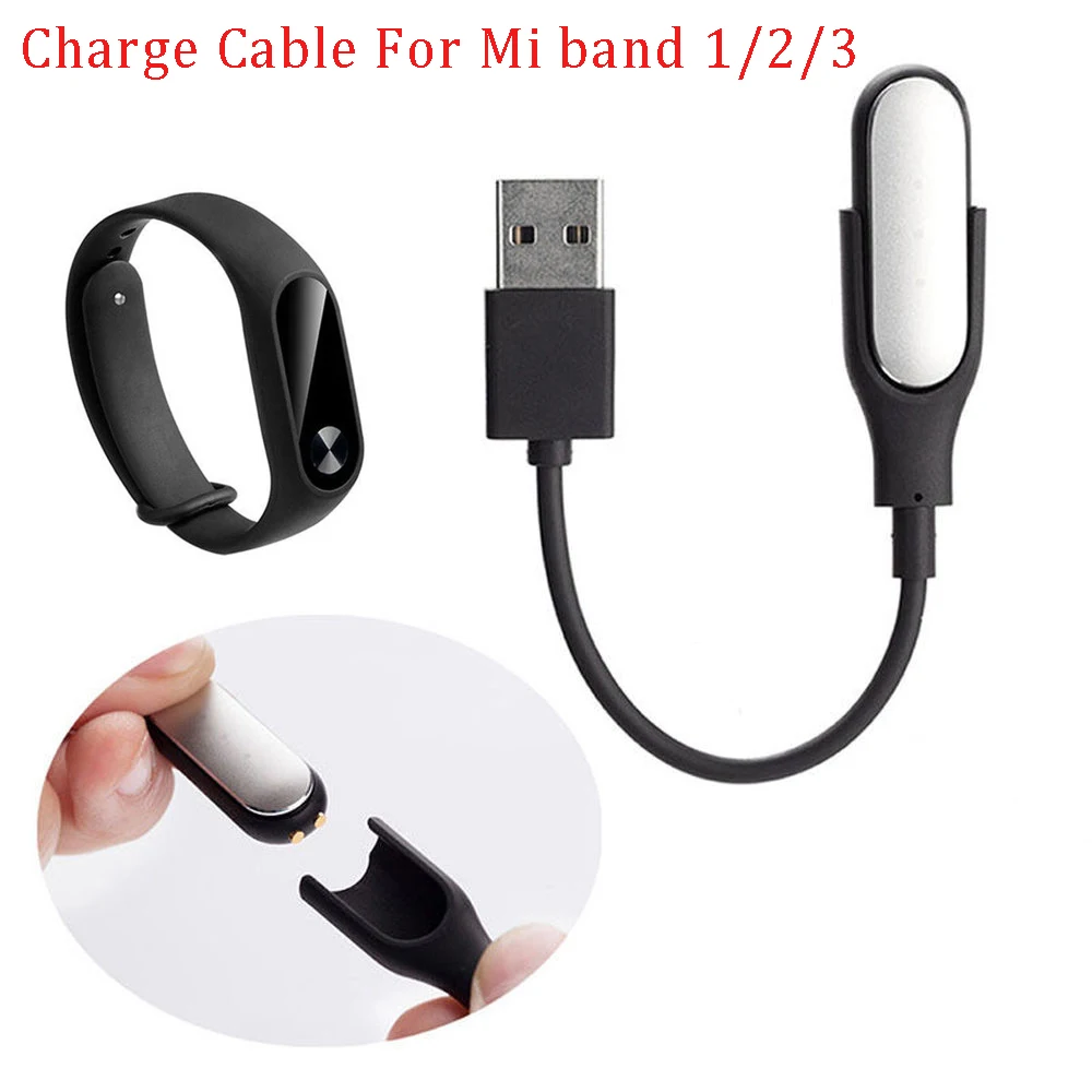 Tracker USB Charging Cable Adapter Replacement Smart Band Charger Cord For Xiaomi Mi Band 1|Xiaomi Mi Band 2|Xiaomi Mi Band 3