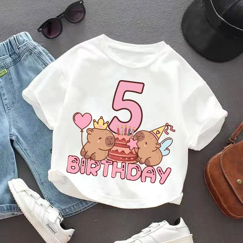 Милая-капибара-одежда-для-дня-рождения-футболка-с-номером-для-девочек-топы-с-короткими-рукавами-и-мультяшным-принтом-для-мальчиков-хлопковая-футболка-в-подарок