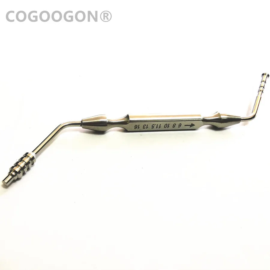 1Pcs COGOOGON Depth & Gingival Gauge Dental Implant Measuring Tool Dental Instruments New