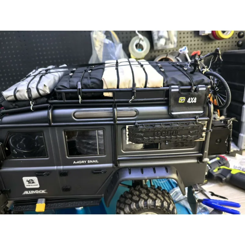 Plaque de Toit et Tente de Simulation, Pièces Décoratives pour Voiture RC 1/10 1/8, Inoler TRtage Defender AXIAL SCX10 RCversiD90 MK07 precious 300