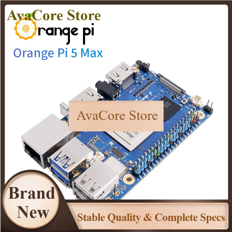 AvaCoreOrange Pi 5 Max LPDDR5 Rockchip RK3588 WiFi+BT OrangePi 5 MAX