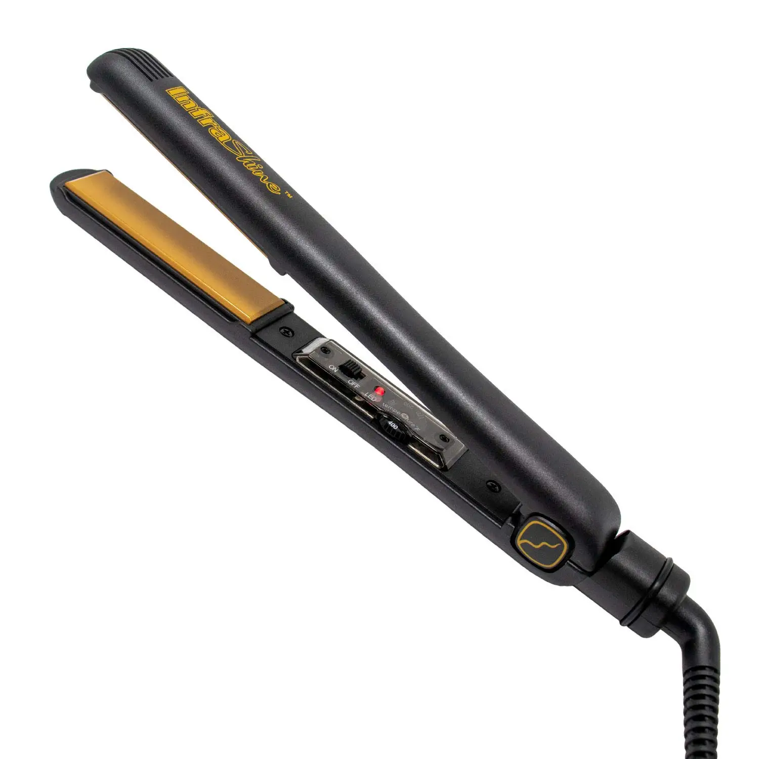 

1 Inch Ceramic Flat Iron with Floating Plates for Smooth Hair, Made in Korea, 1 Year Warranty