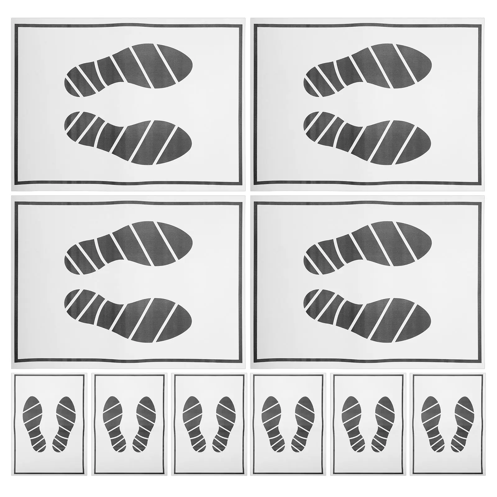 

25 pcs Disposable Paper Car Floor Mats Black White Protective Large Quantity Auto Foot Pads Dust Spill Prevention Storage