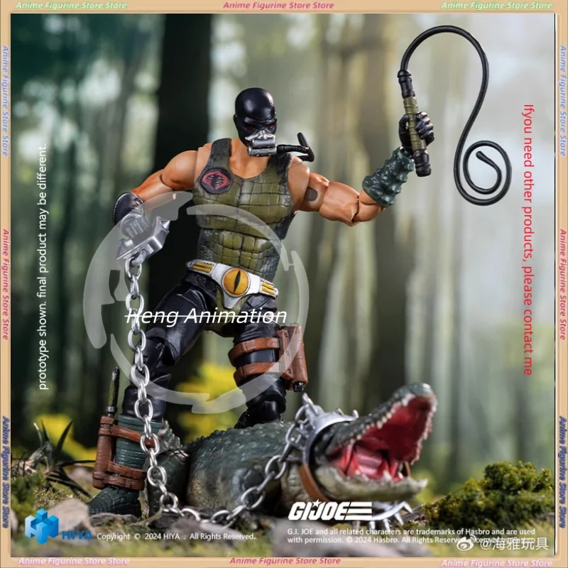 

HIYA Изысканная мини-серия Спецназ Крокодил Мастер и Фиона Аниме Фигурка Модная и крутая