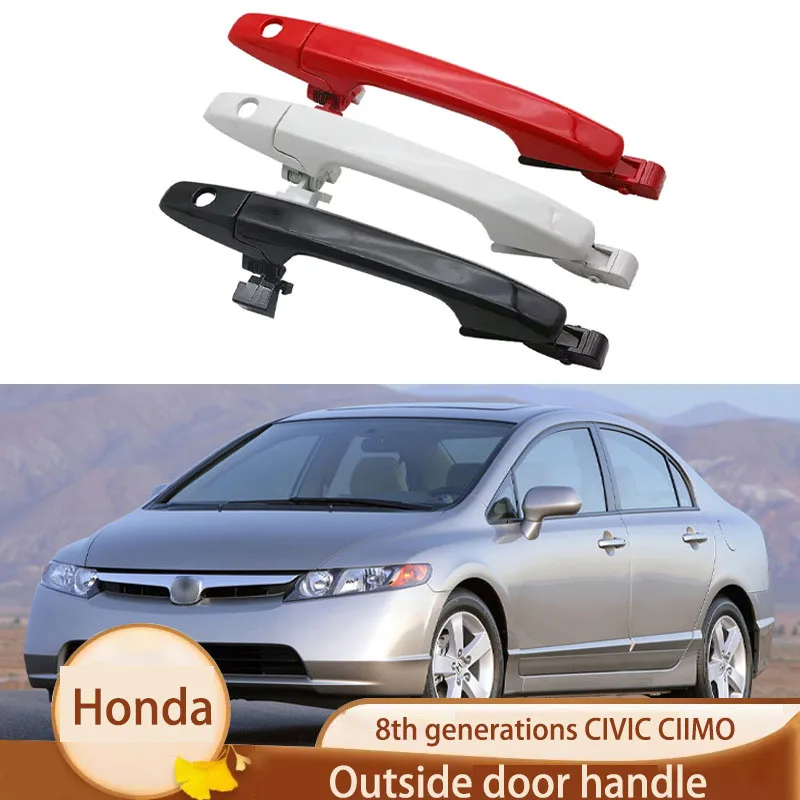 

Applicable to 06-11 Honda Eighth Generation Civic, Siming Door External Handle Open Door Handle External Button Accessories