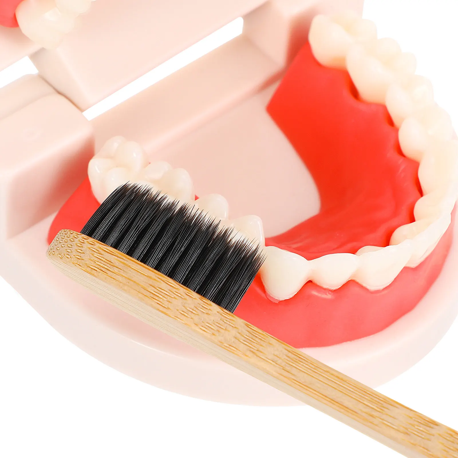 1Set Children Brushing Washing Kit Wooden Cognitive Education Set Teach Brush Teeth Develop Recognition Skills Parent Child Play