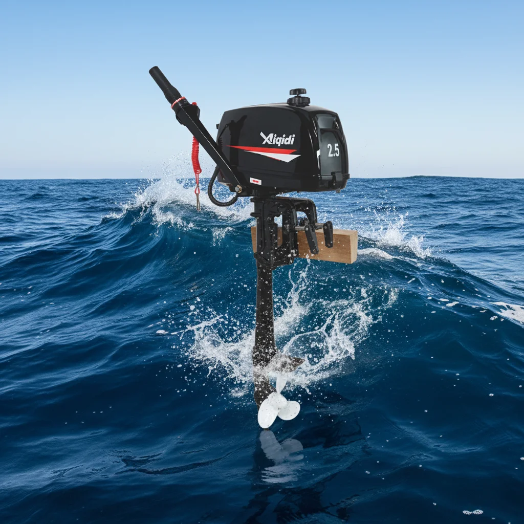 

Короткоштоковый 3.5-сильный двухтактный лодочный мотор