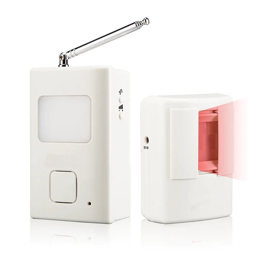 Wireless Digital Doorbell with 35 melodious bell PIR Motion Sensor Portable Safety Alert Home Security Alarm Systems Waterproof