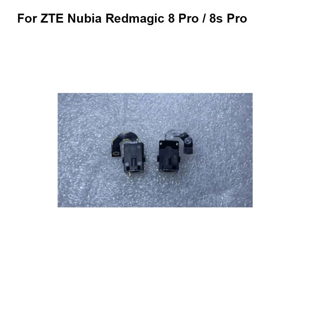 Tested Good For ZTE Nubia Red Magic 8 Headphone Earphone Audio Jack Flex Cable Ribbon Replacement Phone RedMagic 8 S pro