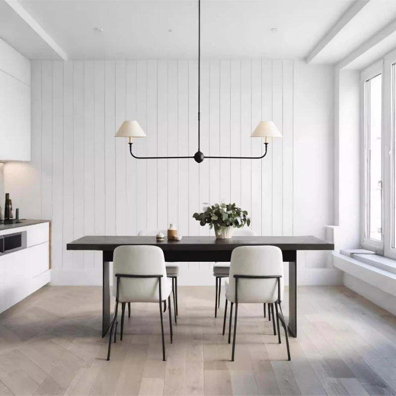 Nordic Black Minimalist Décor Living Room Bedroom Hall Pendant Lamp Home Decoration Luminaires Interior Lighting Fixture