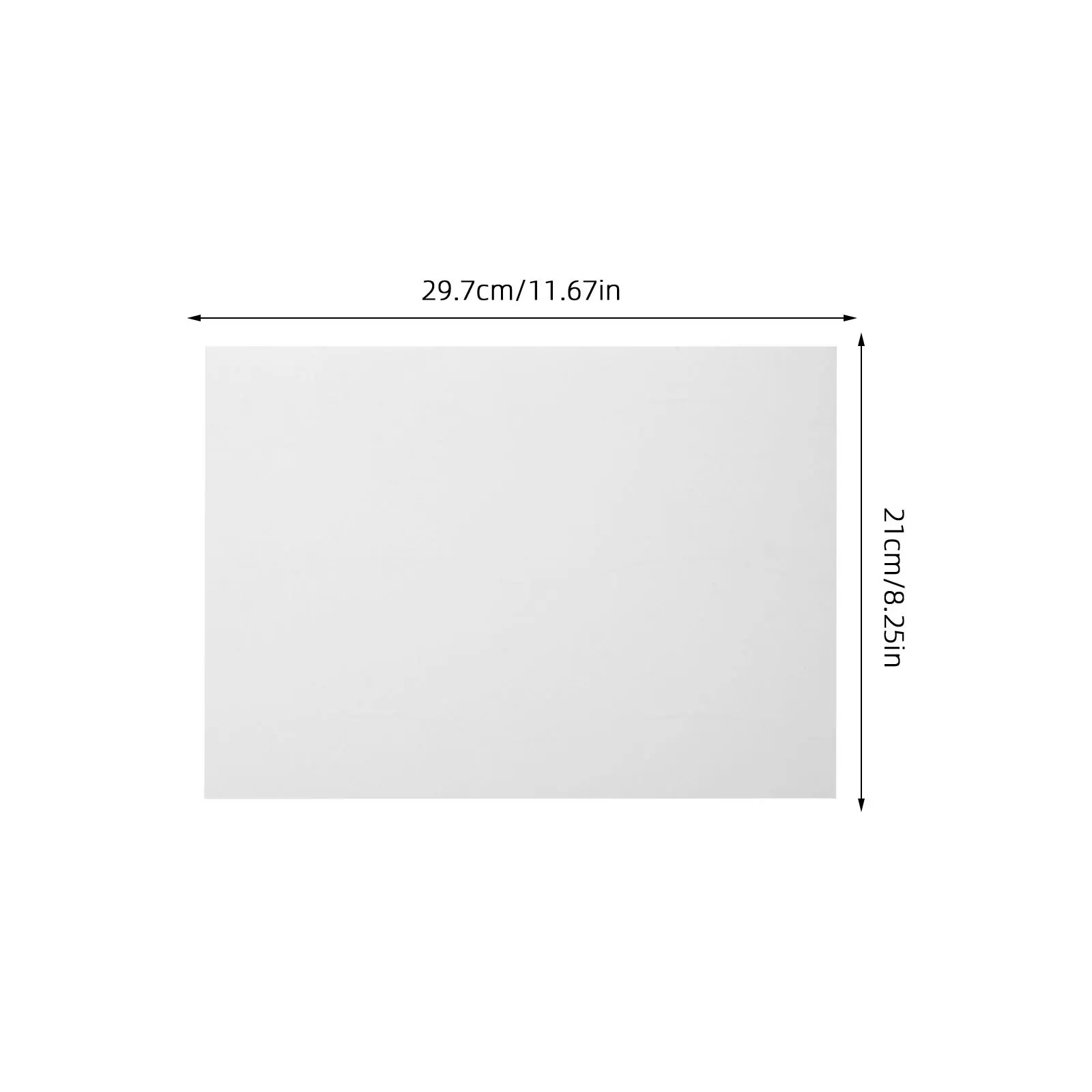 50 Pcs A4 Printer Paper Matte Labels Stickers Blank Tags Organization Moving Printing Printable