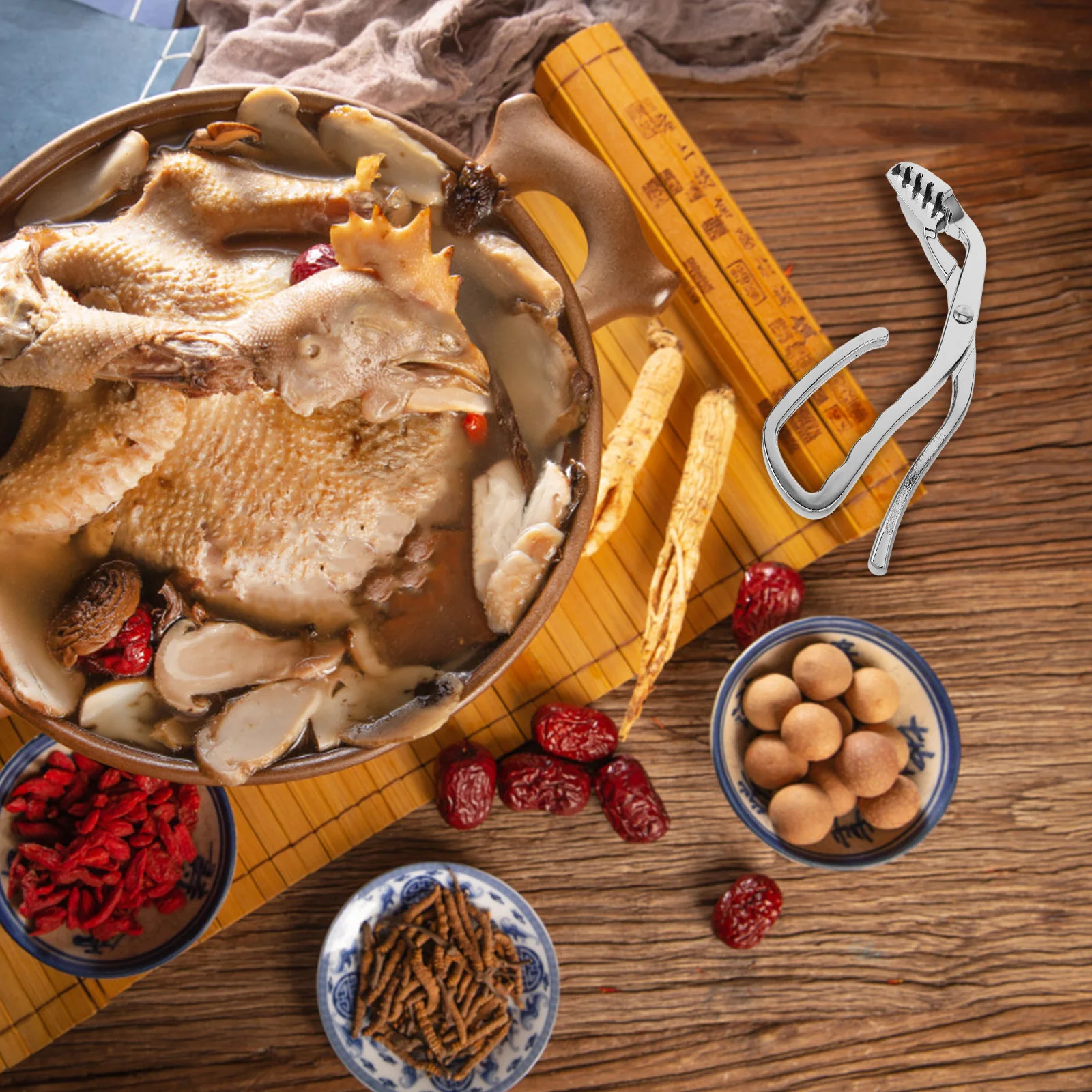 

Sand Pot Clip Gripper Zinc Alloy Non-Slip High Temp Resistant For Oven Air Fryer Microwave Baking Pizza Pan Bowl Kitchen Tool