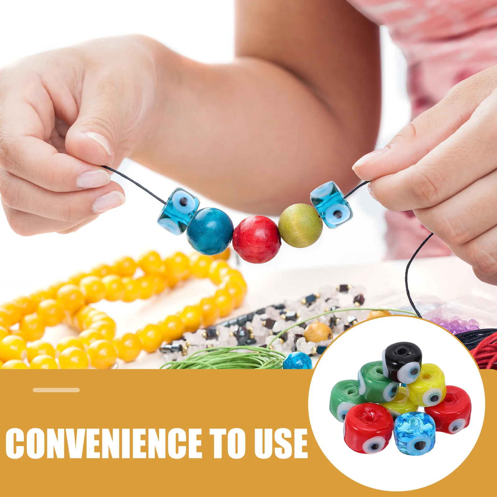 30 peças contas de vidro cores misturadas esmalte contas de mau olhado para fazer jóias diy artesanato amuletos para pulseiras colares chaveiros-