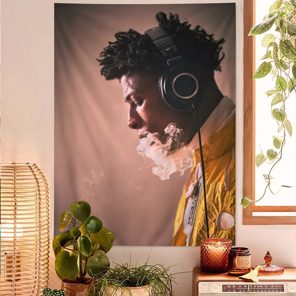 المغني YoungBoy لم يكسر مرة أخرى معلقة البوهيمي نسيج رخيصة الهبي البوهيمي جدار المفروشات ماندالا ديكور للتعليق على الحائط #4