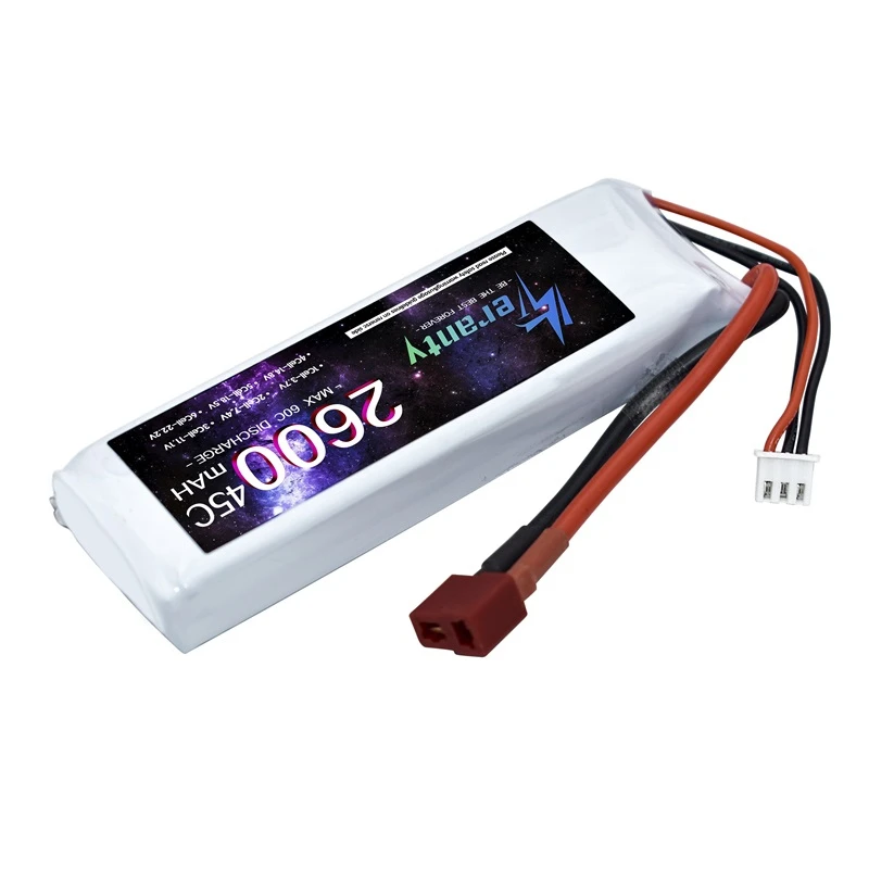 Wltoys144001 2S 7.4 V 2600MAh แบตเตอรี่ Lipo Charger ชุด T Plug สำหรับ Wltoys 1/14 144001 RC รถเรือ Lipo แบตเตอรี่อะไหล่