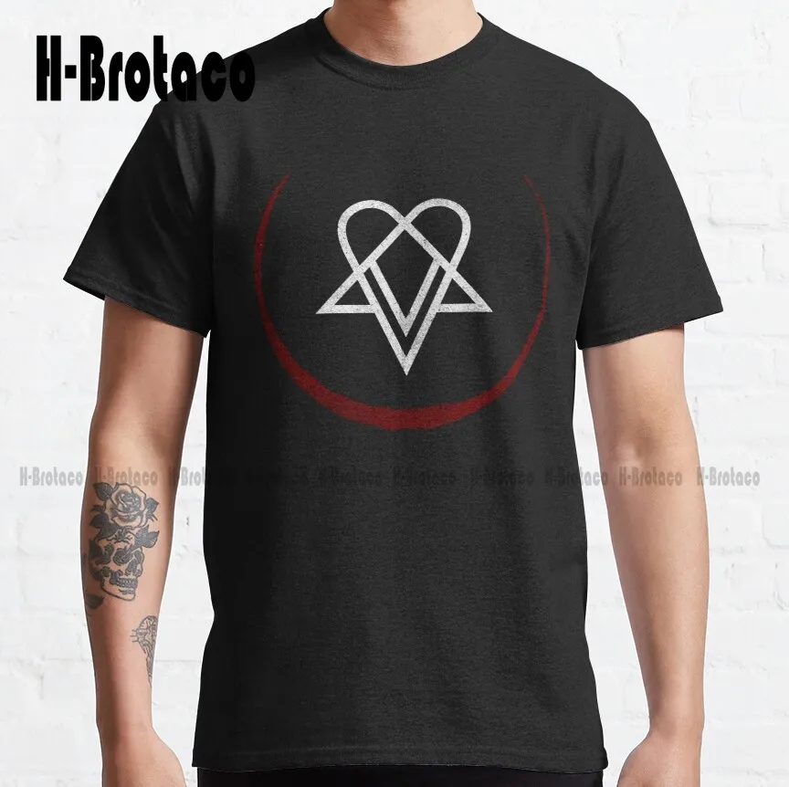 Ville Valo Him Band Classic T-Shirt White Shirts For Women Custom Aldult Teen Unisex Digital Printing Tee Shirts Xs-5Xl Unisex