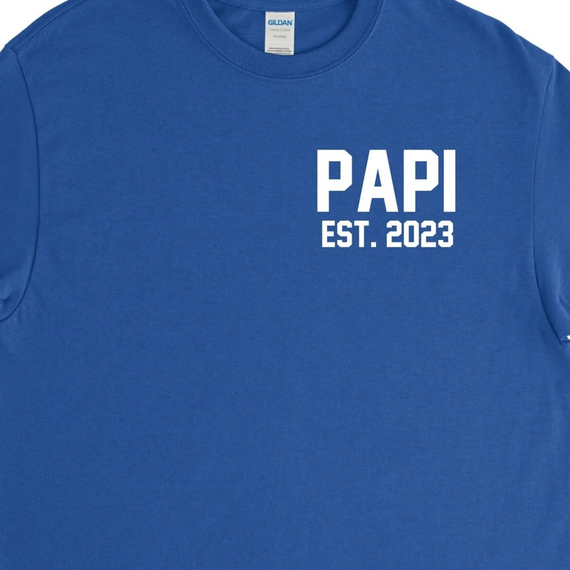 Papi Shirt,Papi Gift,Papi Fathers Day,Fathers Day Gift,Papi 2023 Tee,Gift for Him,Custom Papi Tee