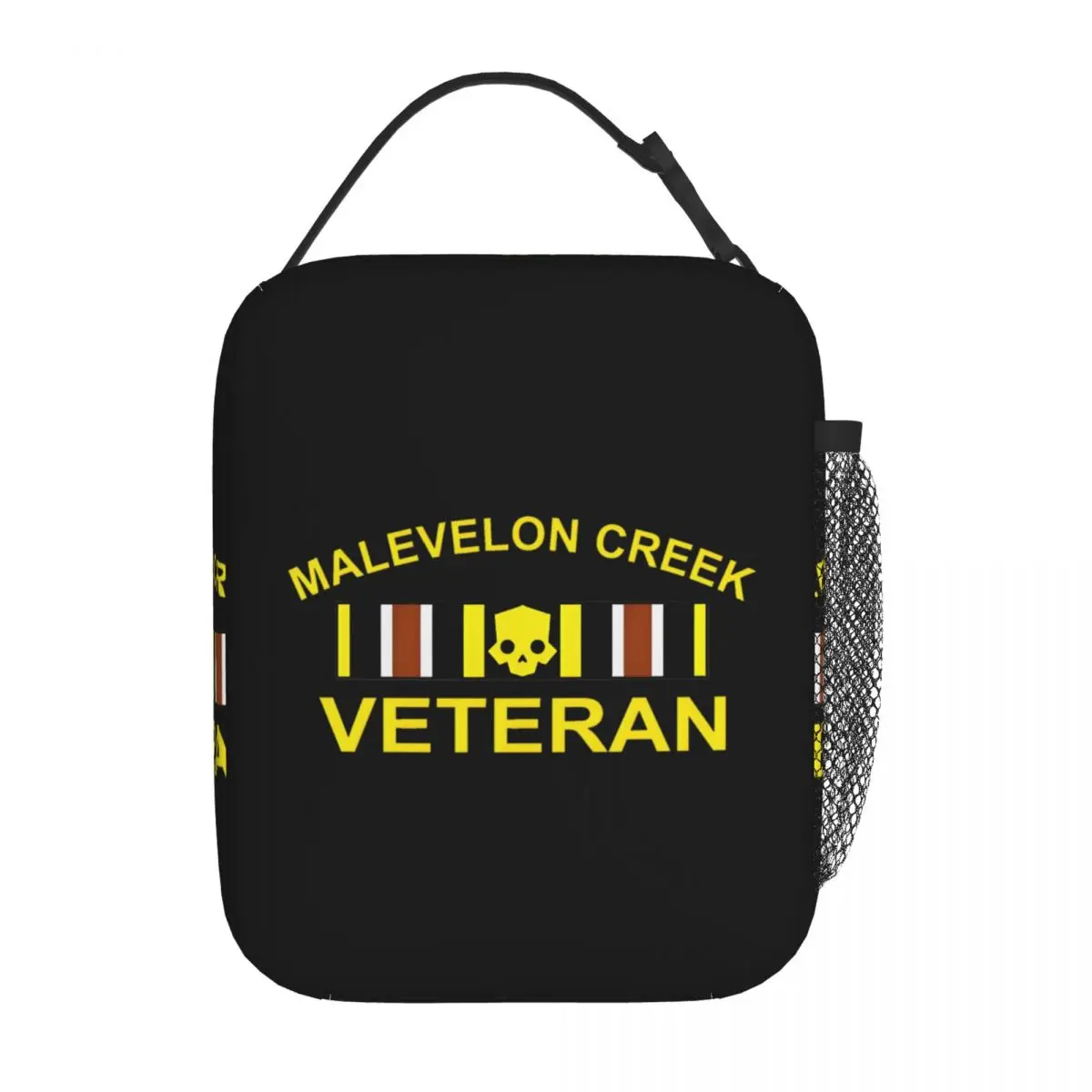 Insulated Lunch Boxes Malevelon Creek Veteran Helldivers 2 Merch Lunch Food Box Y2K Cooler Thermal Lunch Box For School