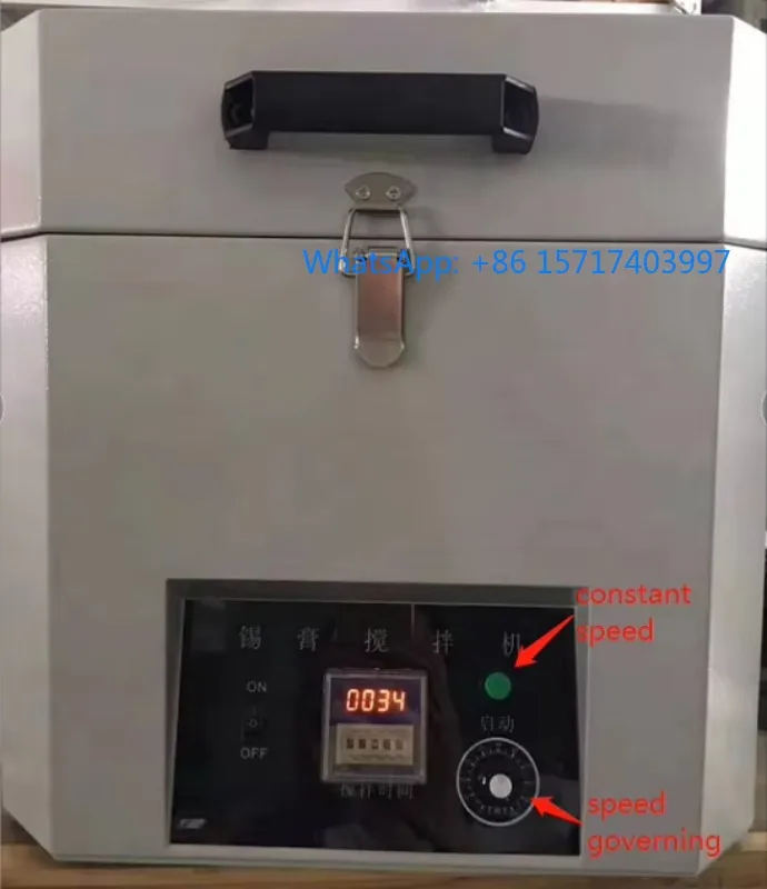 MU-500 new solder paste mixer planetary centrifugal automatic mixer 2 pots simultaneously 500g