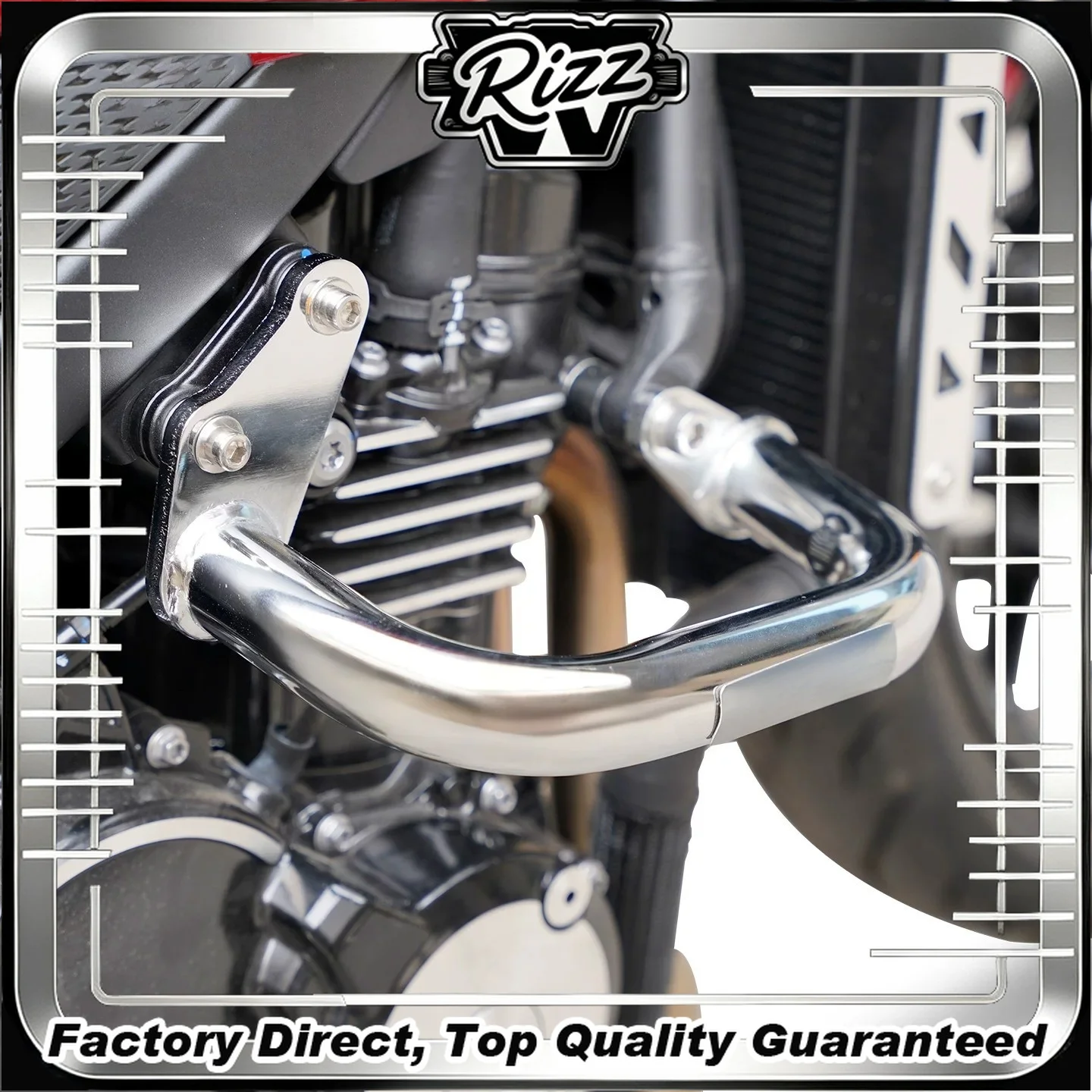 FOR Rust-Proof Durable All-Weather Guard Kit Anti-Impact Bumper Bobbins Radiator Protector for Kawasaki ZX500F Motorcycle