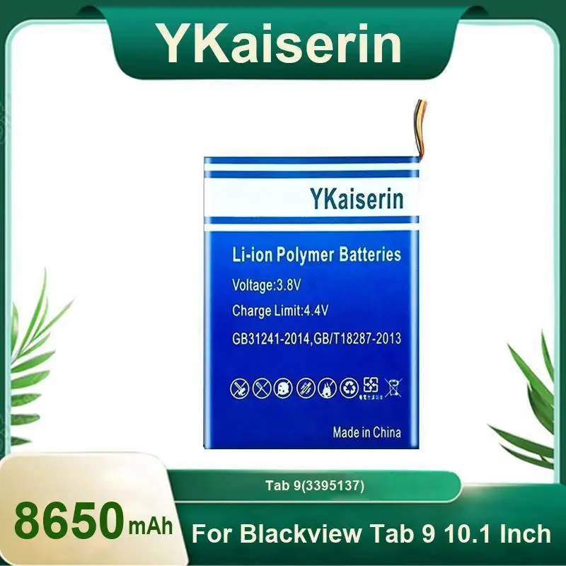 

For Blackview Tab 9 3395137 8650Mah Tablet Battery Prolonged Performance