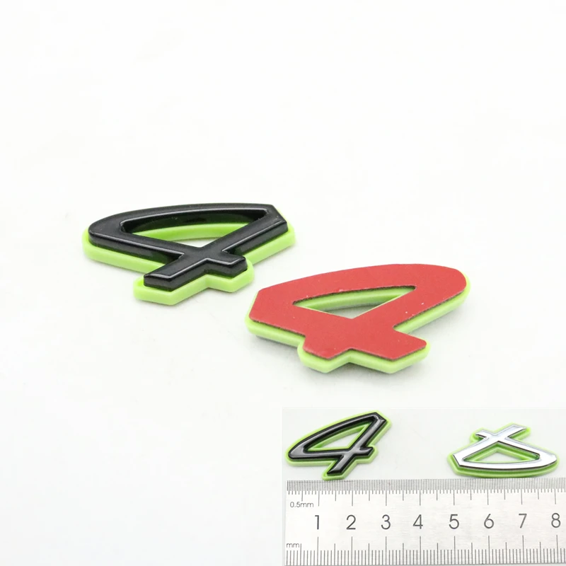 3D Premium Green Black Silver 4 S Turbo E-Hybrid Hood Fender Trunk Rear Bonnet Nameplate Decal Emblem Badge Sticker