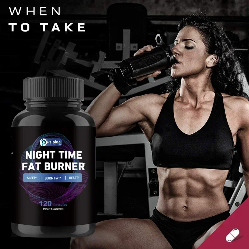 Nighttime Fat Burner - Contains Green Coffee Bean Extract and White Kidney Bean To Speed Up Metabolism