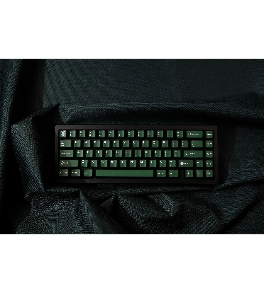 Keycap Personality Original height ABS two-color semi-transparent keycap emerald