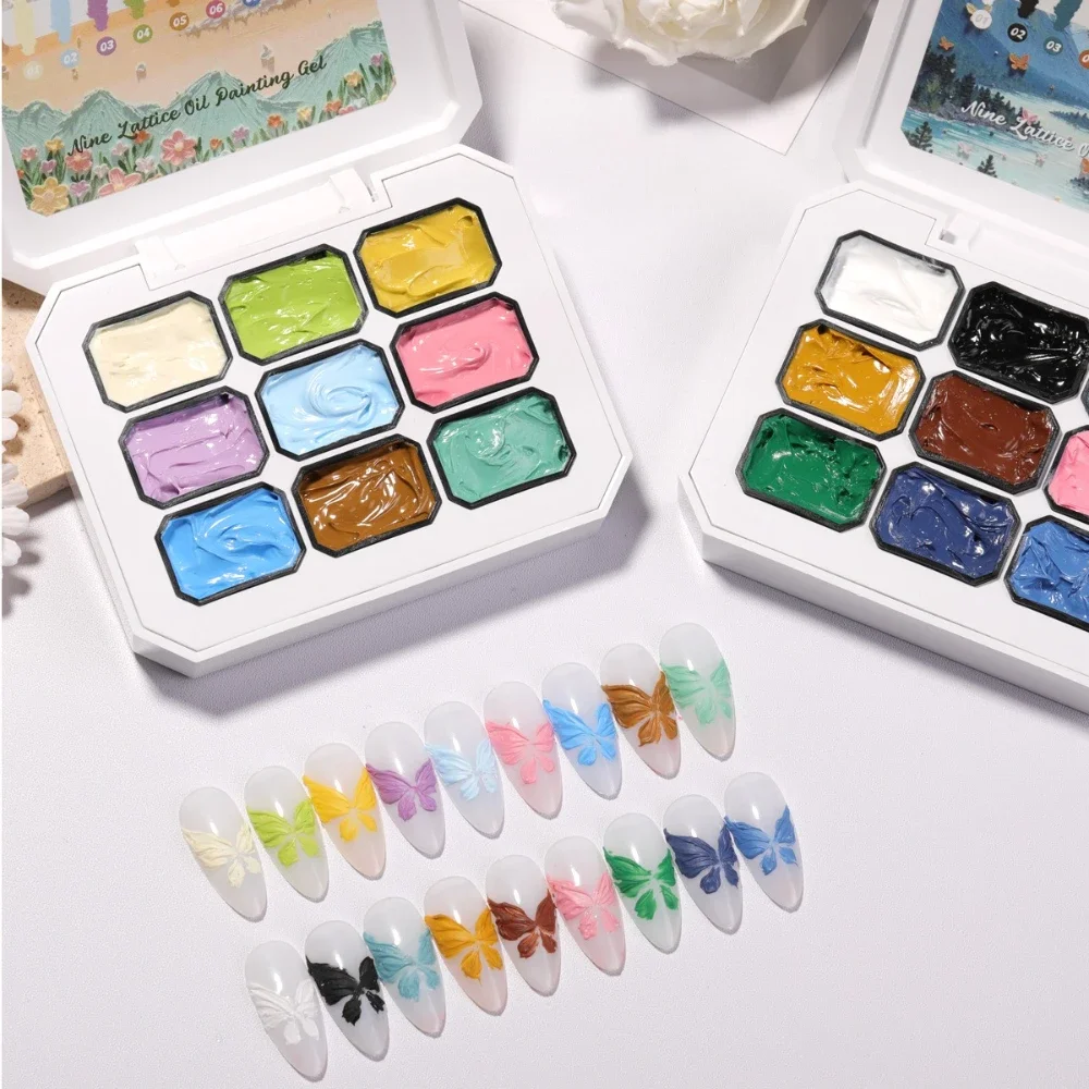 

9 цветов, картина маслом, гравировка, гель-лак для ногтей, 3D эффект, сделай сам, тисненый маникюрный гель, декор, нет необходимости, текстура верхнего покрытия, клей