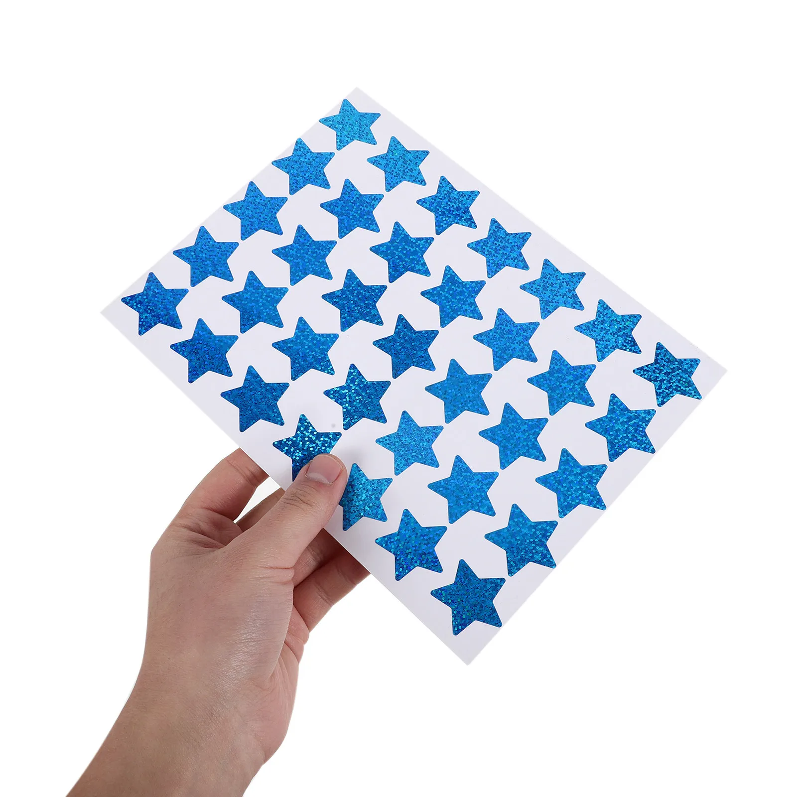 

35Pcs Holographic Star Stickers 1 Inch Metallic Glitter Shining Stars for Reward Charts Classroom Student Teacher Supplies