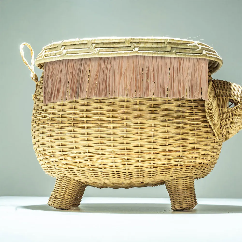 الرافية القش شرابة الطبيعية اليدوية العشب تنورة Diy بها بنفسك الحرف هاواي ديكور حفلات Luau الاستوائية الزفاف هامش حقيبة الأحذية #1