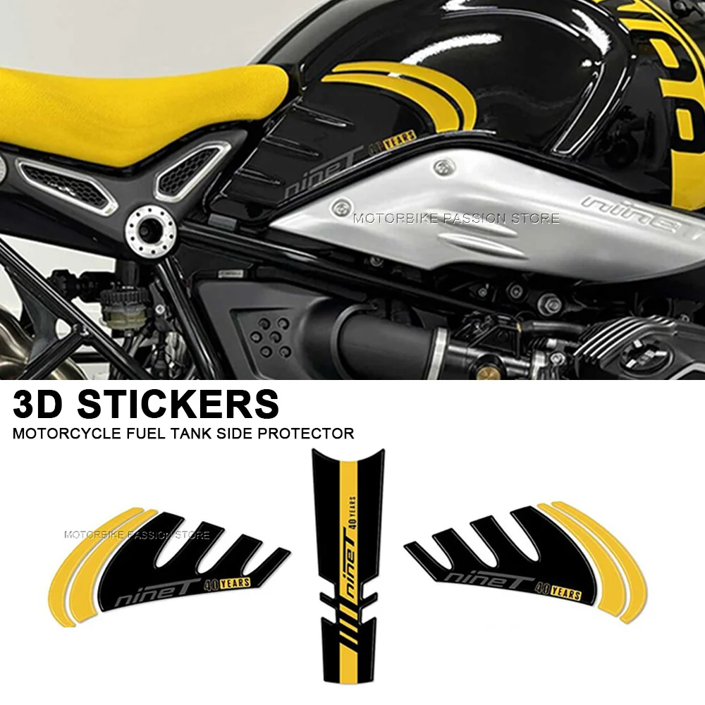 for BMW RnineT R nine T R nineT motorcycle fuel tank side 3D waterproof and scratch resistant protective sticker accessories