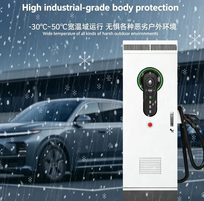 30kW AC 40kW DC Fast EV Charger Wall-mount CCS1/CCS2 Commercial EV Charging Station AC380V Input 0-250A Output For Electric