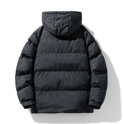 Winter Jacket Men Outdoor Hooded Thicken Men Winter Male Jacket Windbreaker Coat Oversized Warm Print Men Down Jackets Overcoat