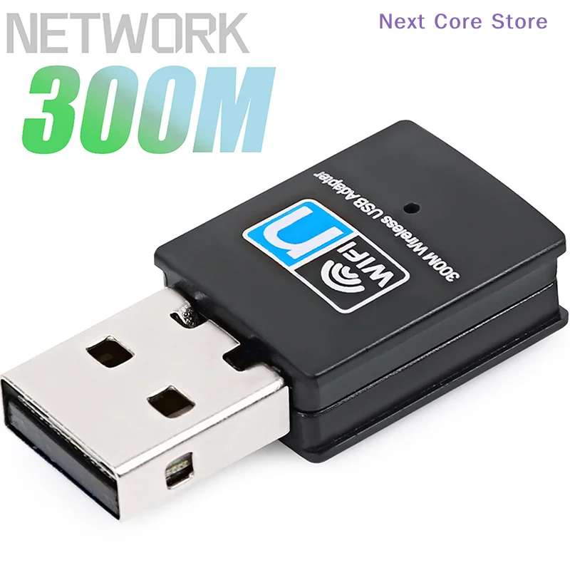 [NC] 300Mbps Mini USB Wireless Wifi Adapter Wi fi Network LAN Card 802.11b/g/n RTL8188 Adaptor Network Card PC Desktop Computer