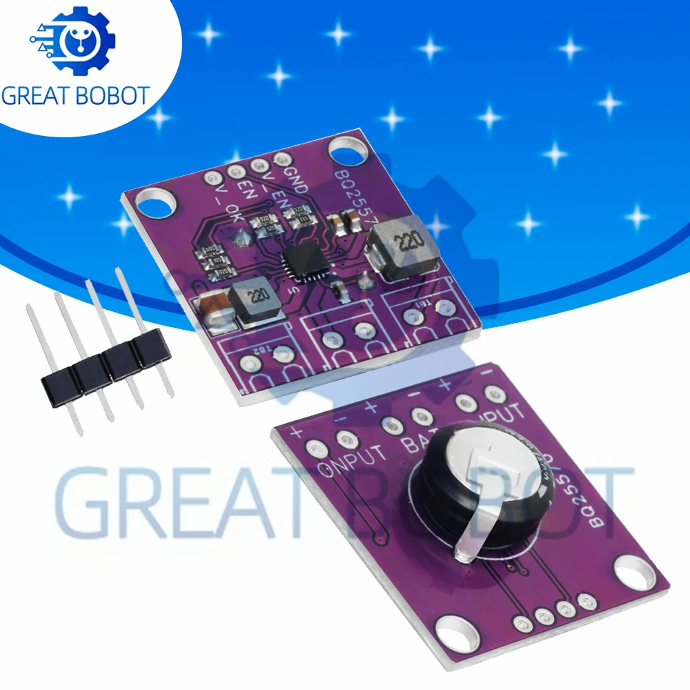 BQ25570 Energy Harvester Module Step Up Boost Charger and Buck Step Down Converter Module Low Power Wireless Network