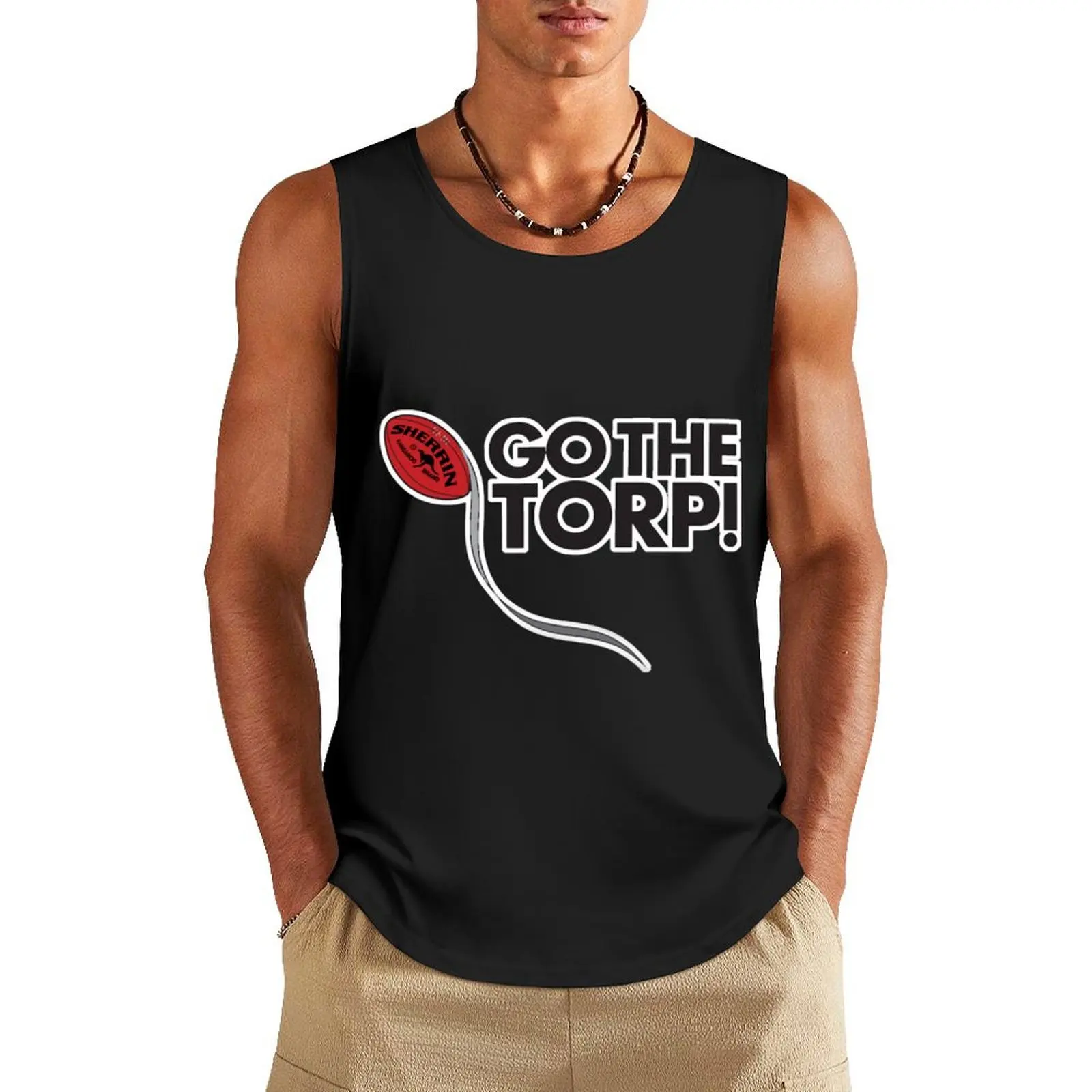 Go the Torp! Tank Top gym clothing men Vests Men's singlets