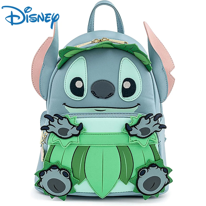 

Disney Stitch Luau Mini Backpack Cosplay Womens Double Strap Shoulder Bag Purse Lilo & Stitch