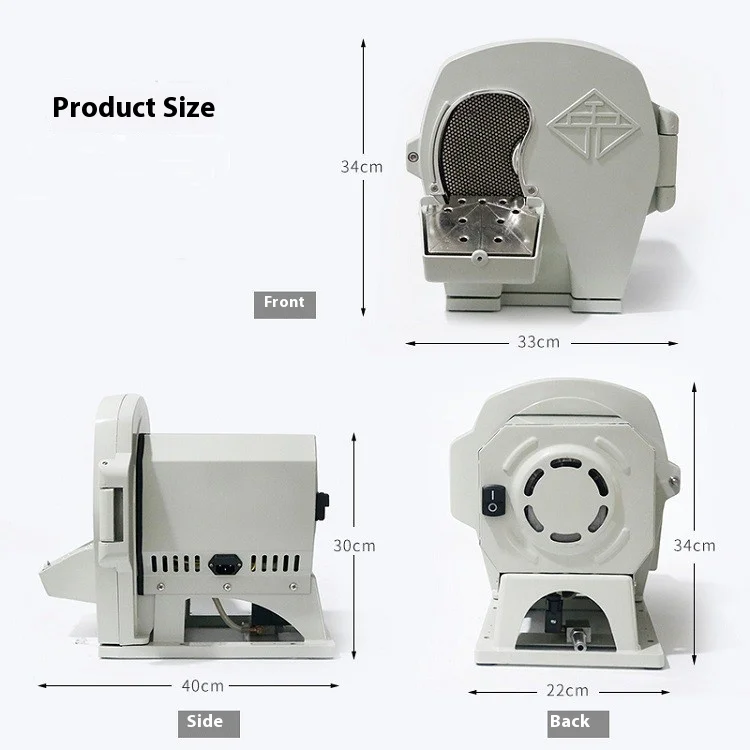 209C 550W Dental WetDry Model Trimmer Abrasive Disc Wheel Lab Equipment Gypsum Arch 2800rpm 110V/220V - Dental Model Trimmer