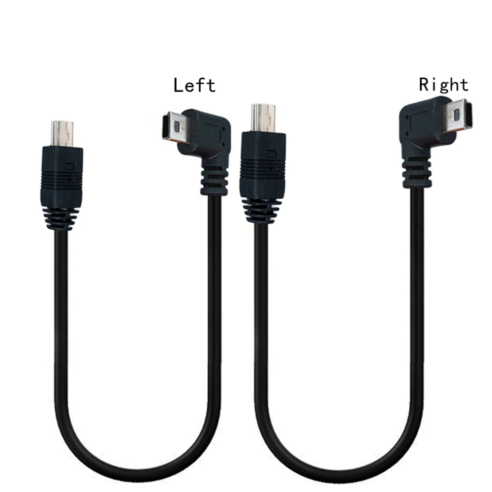 1pc USB Mini 5 Pin Plug to Mini USB 5 Pin Male Extension Adapter Cable M/M Cable 25cm